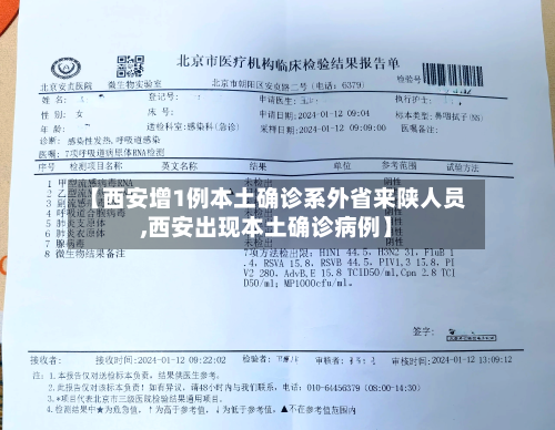 【西安增1例本土确诊系外省来陕人员,西安出现本土确诊病例】