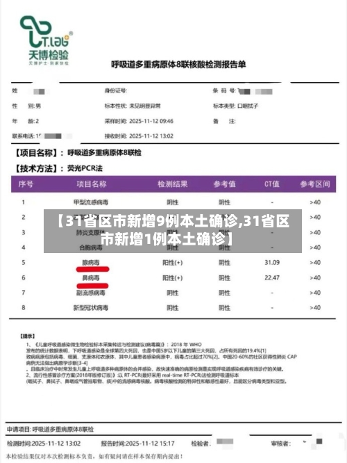 【31省区市新增9例本土确诊,31省区市新增1例本土确诊】