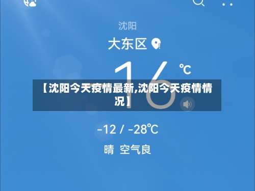 【沈阳今天疫情最新,沈阳今天疫情情况】