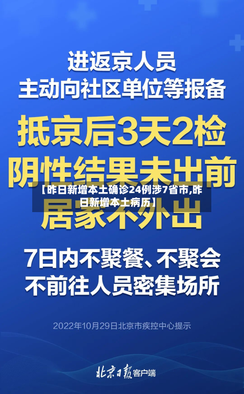 【昨日新增本土确诊24例涉7省市,昨日新增本土病历】-第2张图片