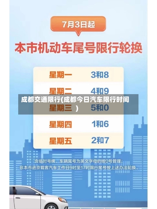 成都交通限行(成都今日汽车限行时间)