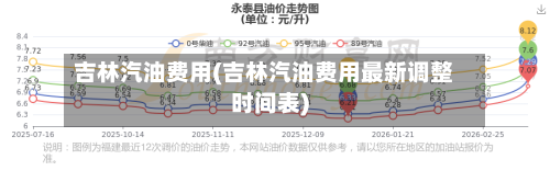 吉林汽油费用(吉林汽油费用最新调整时间表)-第3张图片