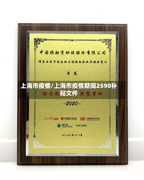 上海市疫情/上海市疫情期间2590补贴文件-第2张图片