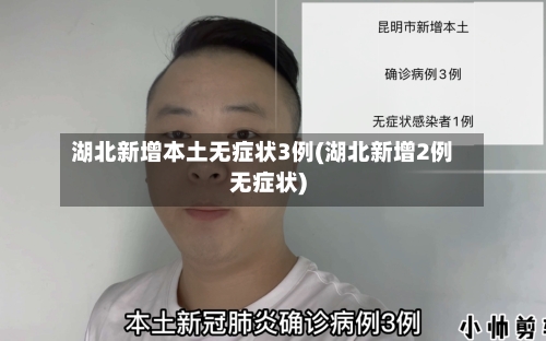湖北新增本土无症状3例(湖北新增2例无症状)