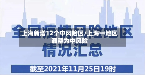 上海新增12个中风险区/上海一地区调整为中风险-第3张图片