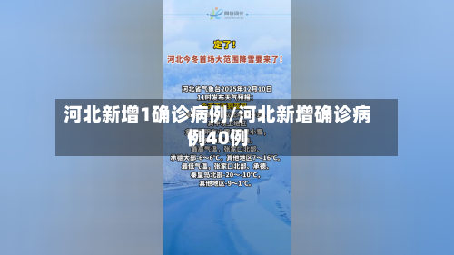 河北新增1确诊病例/河北新增确诊病例40例