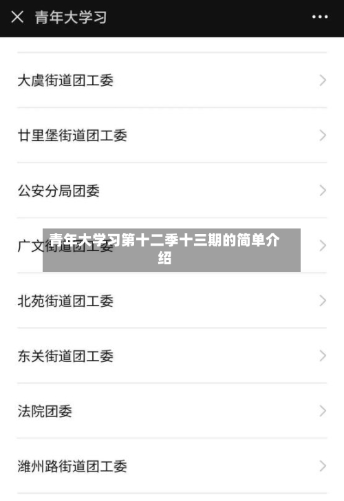 青年大学习第十二季十三期的简单介绍-第1张图片