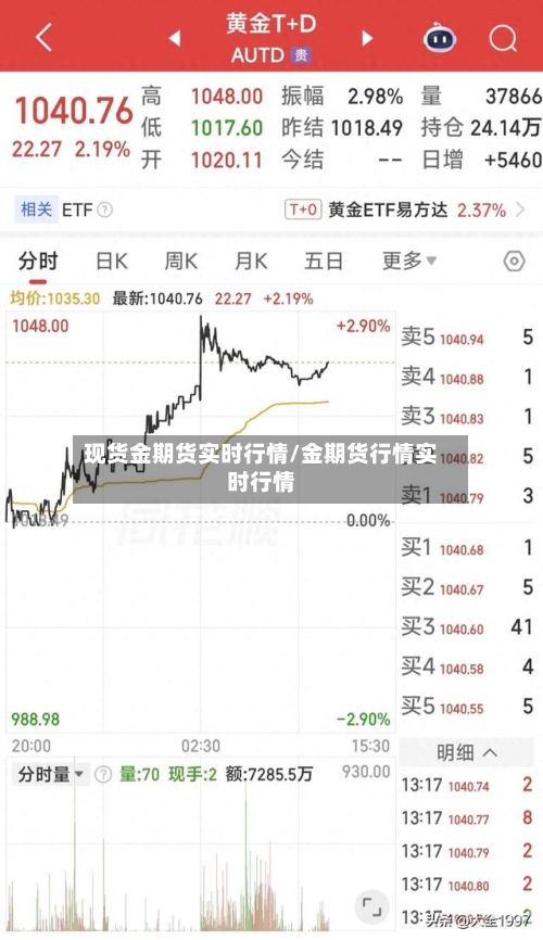 现货金期货实时行情/金期货行情实时行情