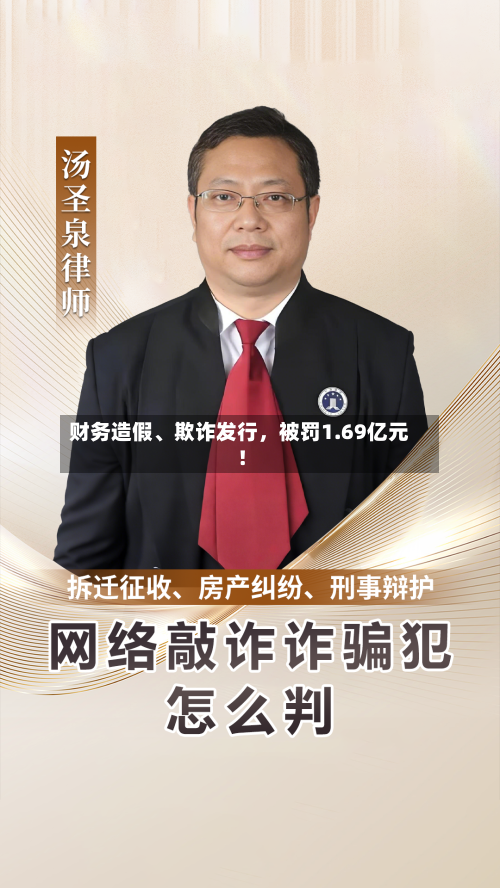 财务造假、欺诈发行，被罚1.69亿元！-第2张图片