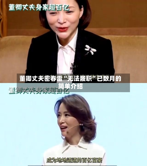 董卿丈夫密春雷“无法履职”已数月的简单介绍-第2张图片