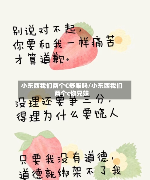 小东西我们两个C舒服吗/小东西我们两个c你兄妹-第2张图片