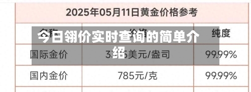 今日翎价实时查询的简单介绍-第3张图片