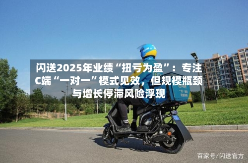闪送2025年业绩“扭亏为盈	”：专注C端“一对一”模式见效	，但规模瓶颈与增长停滞风险浮现-第3张图片