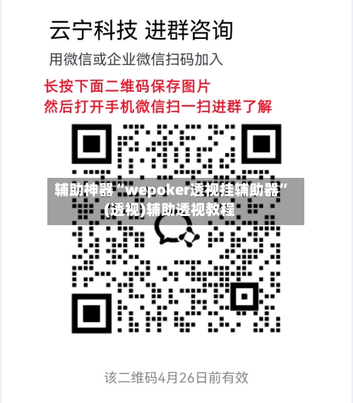 辅助神器“wepoker透视挂辅助器”(透视)辅助透视教程-第3张图片