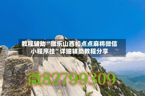 教程辅助“微乐山西扣点点麻将微信小程序挂”详细辅助教程分享-第2张图片