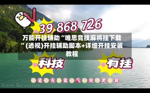 万能开挂辅助“唯思竞技麻将挂下载”(透视)开挂辅助脚本+详细开挂安装教程-第2张图片