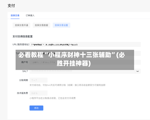 必看教程“小程序财神十三张辅助	”(必胜开挂神器)-第2张图片