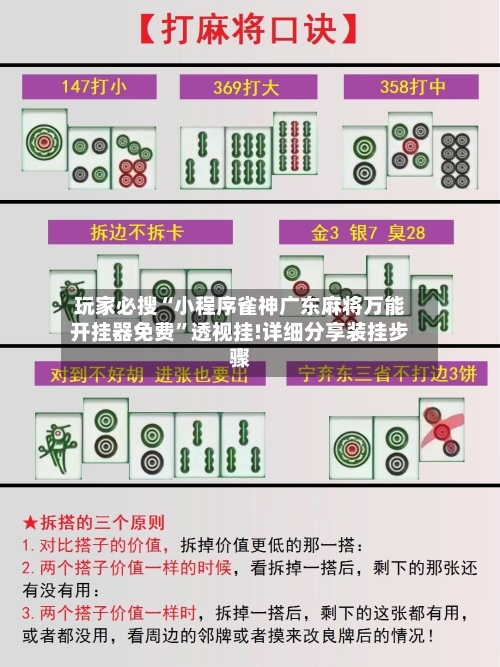 玩家必搜“小程序雀神广东麻将万能开挂器免费	”透视挂!详细分享装挂步骤-第2张图片