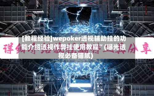 [教程经验]wepoker透视辅助挂的功能介绍透视作弊挂使用教程	”(曝光透视必备猫腻)-第2张图片