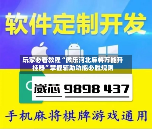玩家必看教程“微乐河北麻将万能开挂器”掌握辅助功能必胜规则-第2张图片