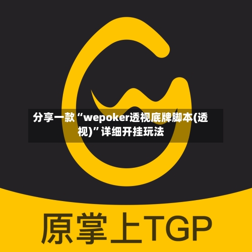 分享一款“wepoker透视底牌脚本(透视)”详细开挂玩法-第3张图片