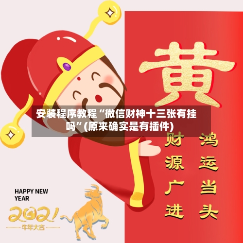 安装程序教程“微信财神十三张有挂吗”(原来确实是有插件)-第3张图片