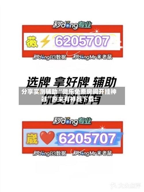 分享实测辅助“微乐免费房间开挂神器”原来有神器下载！-第3张图片