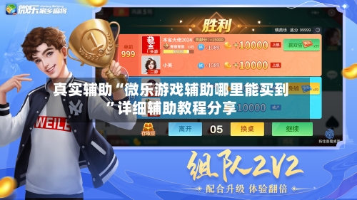 真实辅助“微乐游戏辅助哪里能买到”详细辅助教程分享-第2张图片