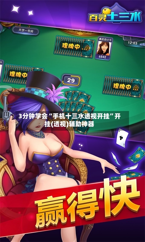 3分钟学会“手机十三水透视开挂”开挂(透视)辅助神器-第3张图片