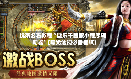 玩家必看教程“微乐干瞪眼小程序辅助器”(曝光透视必备猫腻)-第2张图片