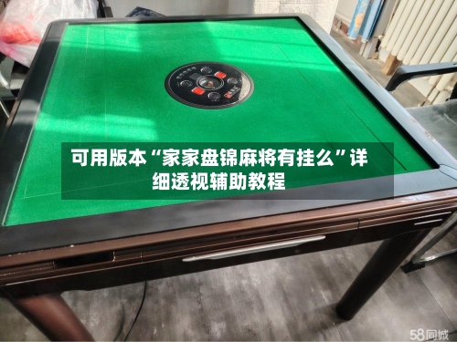 可用版本“家家盘锦麻将有挂么”详细透视辅助教程-第2张图片