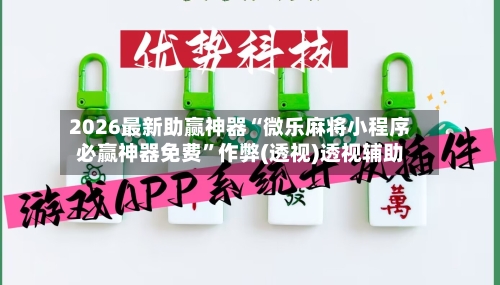 2026最新助赢神器“微乐麻将小程序必赢神器免费”作弊(透视)透视辅助-第2张图片