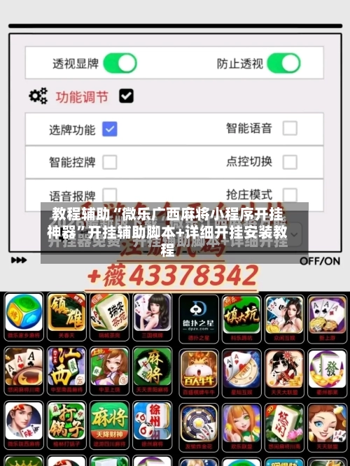 教程辅助“微乐广西麻将小程序开挂神器”开挂辅助脚本+详细开挂安装教程-第3张图片