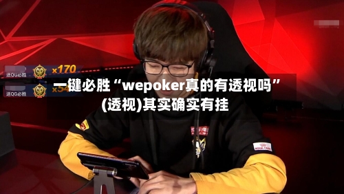 一键必胜“wepoker真的有透视吗”(透视)其实确实有挂-第2张图片