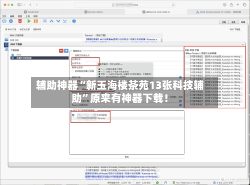 辅助神器“新玉海楼茶苑13张科技辅助”原来有神器下载！-第3张图片