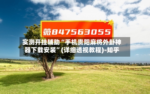 实测开挂辅助“手机贵阳麻将外卦神器下载安装	”(详细透视教程)-知乎-第2张图片