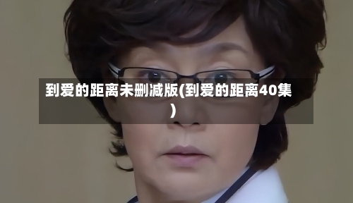 到爱的距离未删减版(到爱的距离40集)