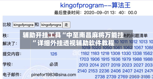 辅助开挂工具“中至南昌麻将万能挂”详细外挂透视辅助软件教程-第2张图片