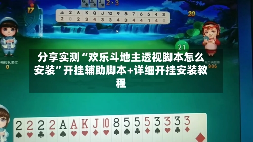 分享实测“欢乐斗地主透视脚本怎么安装	”开挂辅助脚本+详细开挂安装教程-第2张图片