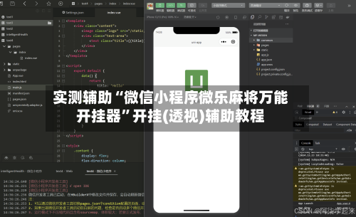 实测辅助“微信小程序微乐麻将万能开挂器	”开挂(透视)辅助教程-第2张图片