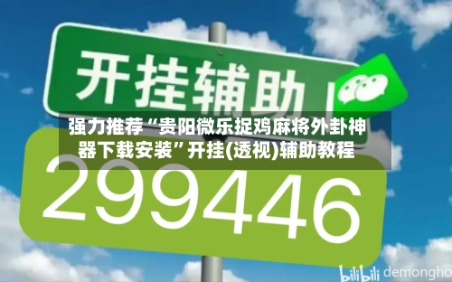 强力推荐“贵阳微乐捉鸡麻将外卦神器下载安装”开挂(透视)辅助教程-第3张图片