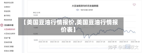 【美国豆油行情报价,美国豆油行情报价表】-第2张图片
