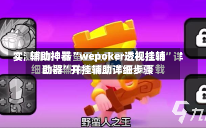 辅助神器“wepoker透视挂辅助器”开挂辅助详细步骤-第3张图片
