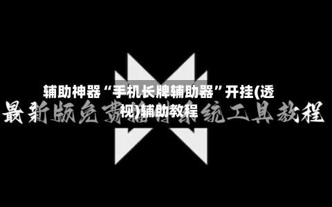 辅助神器“手机长牌辅助器	”开挂(透视)辅助教程-第2张图片