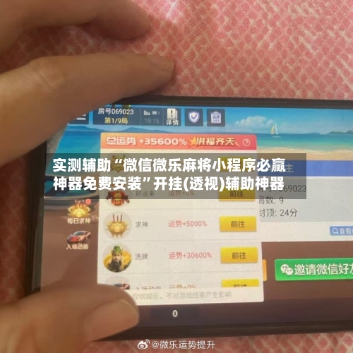 实测辅助“微信微乐麻将小程序必赢神器免费安装	”开挂(透视)辅助神器-第2张图片