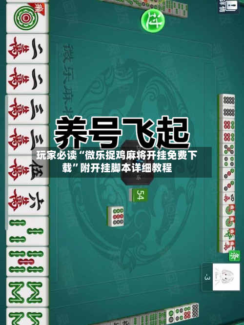 玩家必读“微乐捉鸡麻将开挂免费下载”附开挂脚本详细教程-第2张图片