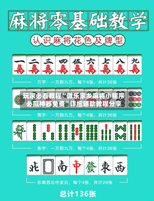 玩家必看教程“微乐家乡麻将小程序必赢神器免费	”详细辅助教程分享-第2张图片