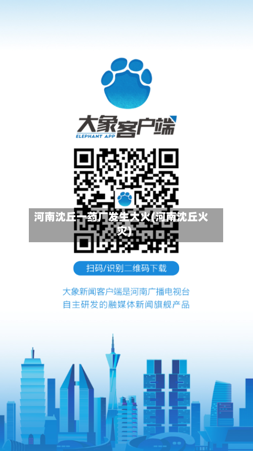 河南沈丘一药厂发生大火(河南沈丘火灾)-第2张图片