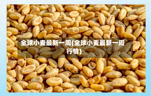 全球小麦最新一周(全球小麦最新一周行情)-第2张图片