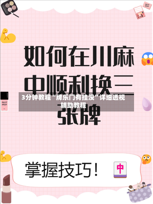 3分钟教程“牌乐门有挂没”详细透视辅助教程-第3张图片